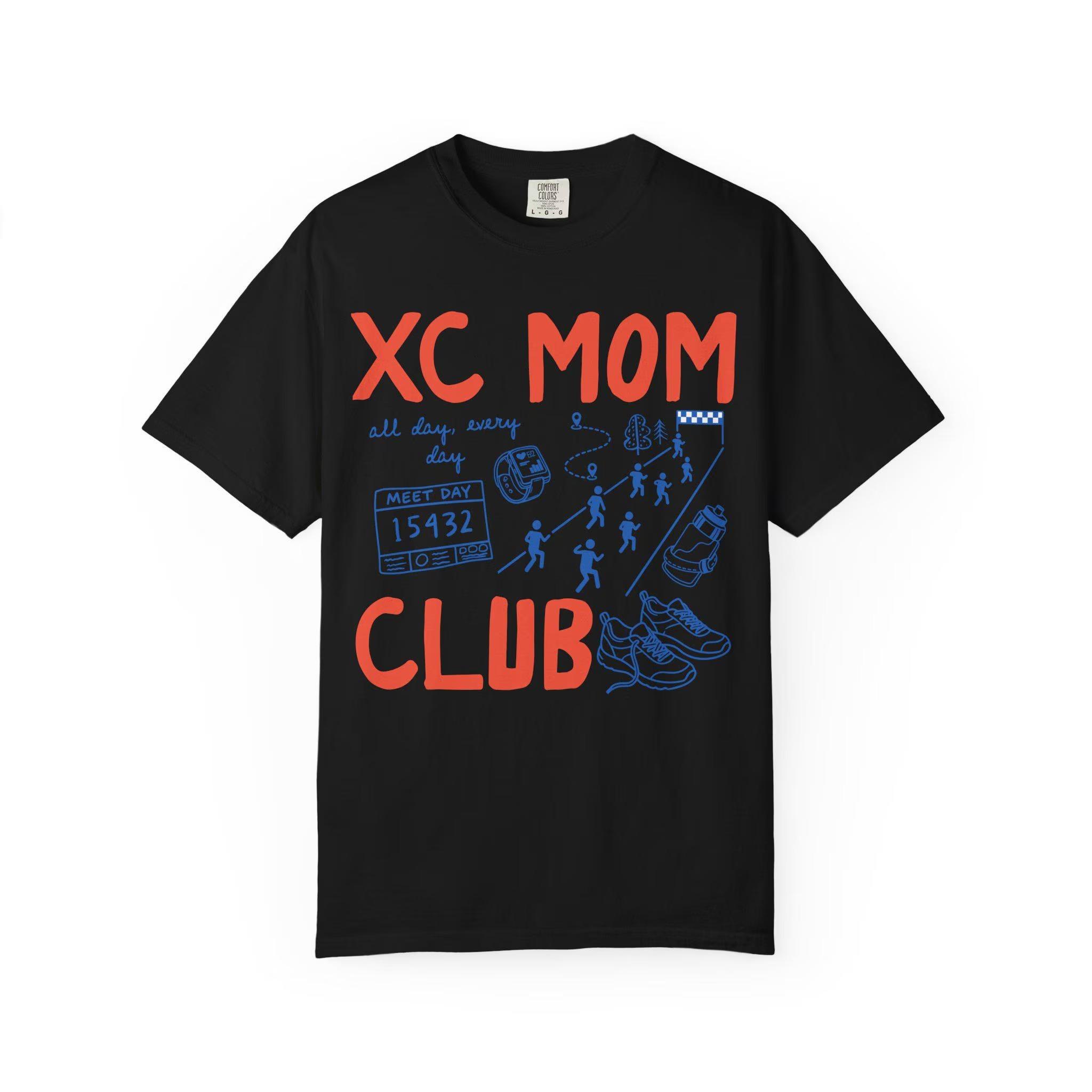 Comfort Colors Cross Country Mom Shirt, Cross Country Mom Tshirt, XC Mom Gift, Gift for Cross Country Mom, XC Mom, High School Cross Country Mom Shirt