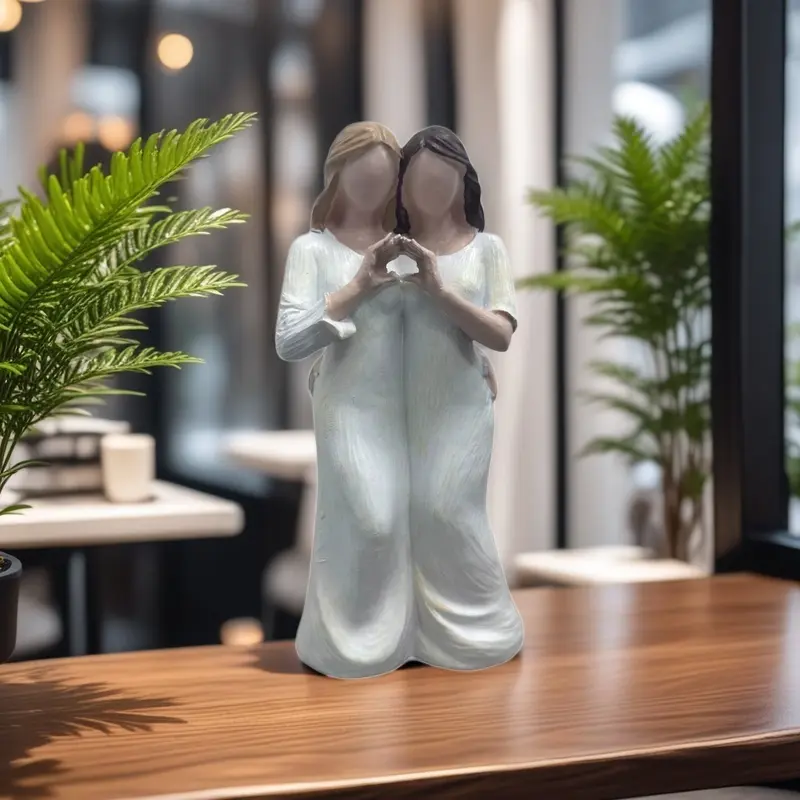 Best Gift Statue for Mother Sister Bestie, Meaningful Memorial Decor, Decorative Figurines, Decorative Sculptures, Perfect for Bedroom Living Room Desktop, Home Decoration