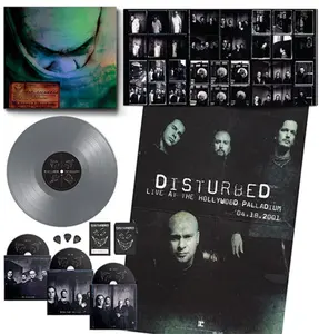Disturbed - The Sickness   (25th Anniversary Edition) [Deluxe LP + 3CD Box Set]  [COMPACT DISC - CD] Explicit, Silver, With LP, Colored Vinyl, Anniversary Ed, Boxed Set