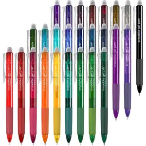 26 Colors Erasable Gel Pens, Retractable Erasable Pens Clicker, Fine Point(0.7), Make Mistakes Disappear,  Comfort Grip for Drawing Writing Planner and School Supplies
