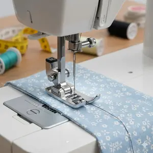 Professional Sewing Machine Presser Feet Set: Overlock, Hemming, Multi-Stitch Attachments for Home Use. Includes Seam Guide, Adjustable Tools, Non-Slip Design. Single/Double Pack Options for Precision Sewing Upgrades. Multifunctional Home Sewing