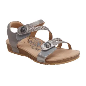 Aetrex Women's Jillian Brushed-Silver