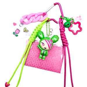 Junk Keychains Chunky Custom Keychains and Bag Purse Charms for Girls Cute Colorful Handmade Accessories with Detailed Charm and Bead Work Bold Layered Design Perfect for Keys Purses Backpacks or Handbags