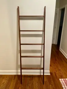 Hardwood Quilt Ladder Rack