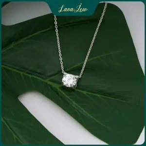 LavaJewelry Aphrodite Gemstone Necklace, 925 Silver Pendant, Necklace for Woman and Girls, Gift for Her