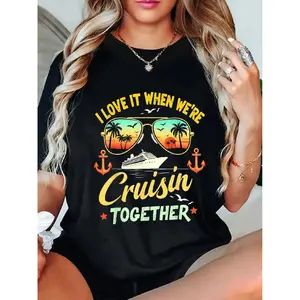 Graphic T-shirtCruise Family Cruise Couple Outfits Friends T-Shirt |   family cruise tee, couple graphic shirt, vacation t-shirt, casual cotton top, unisex streetwear, viral TikTok trend