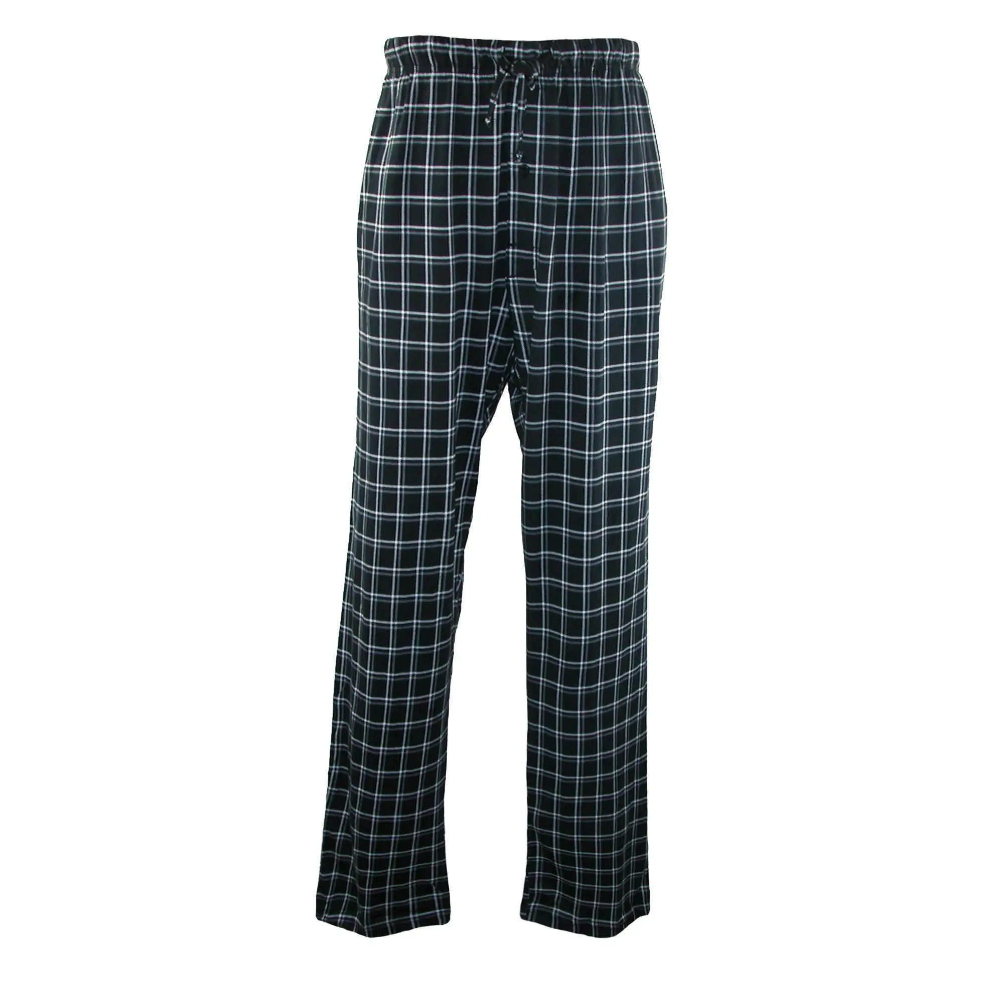 Hanes Men's Cotton ComfortSoft Printed Knit Pants, Pajama Bottoms, Polyester, Fabric, Plaid