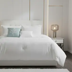 LUXE PLEATED PINTUCK TEXTURED COMFORTER SET