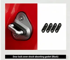 Car Door Shock Absorber Pads | Silicone Door Lock Dampeners, Quiet Close Slam Stopper, Anti-Collision Bumper Protector for Car Truck SUV Interior Soundproofing & Shock Absorption