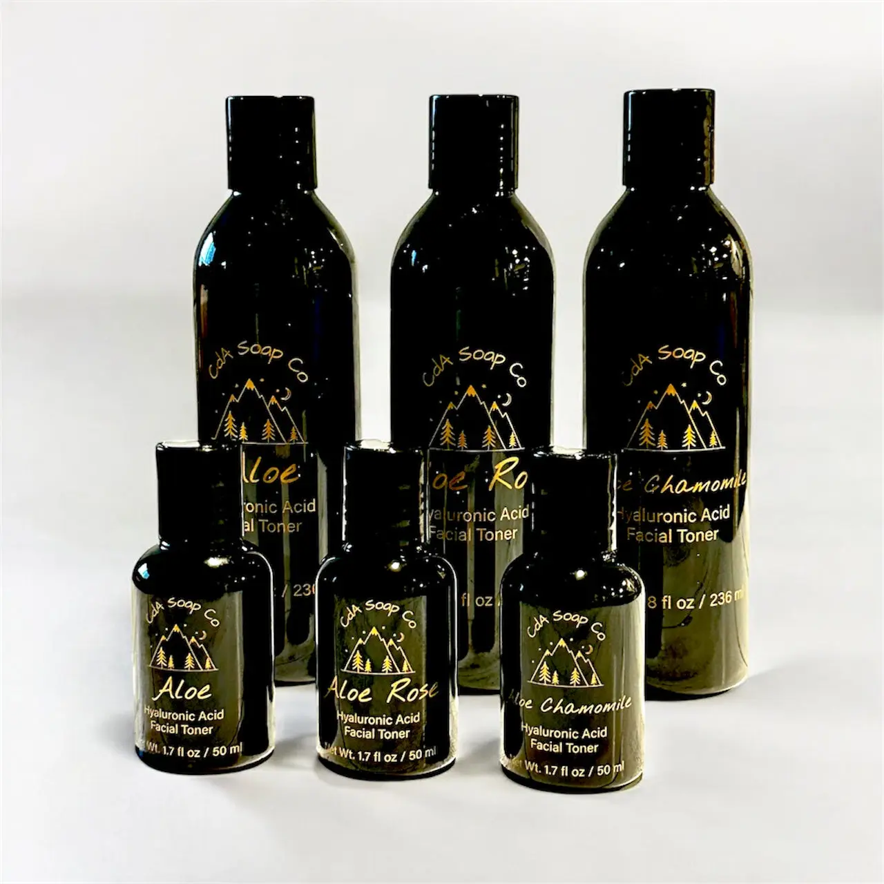 Organic Hyaluronic Acid Aloe Facial Toner with Chamomile - Gentle, Mild, Soothing Daily Toner for Hydrating, Cleansing & Radiant Skin, Redness, Sensitive