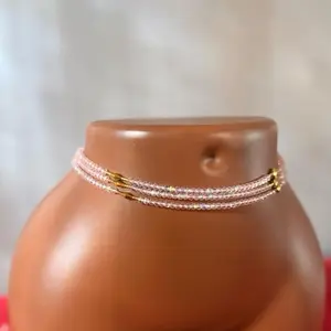 Auntie Ama’s Rose Quartz Crystal Waist beads (1 strand)