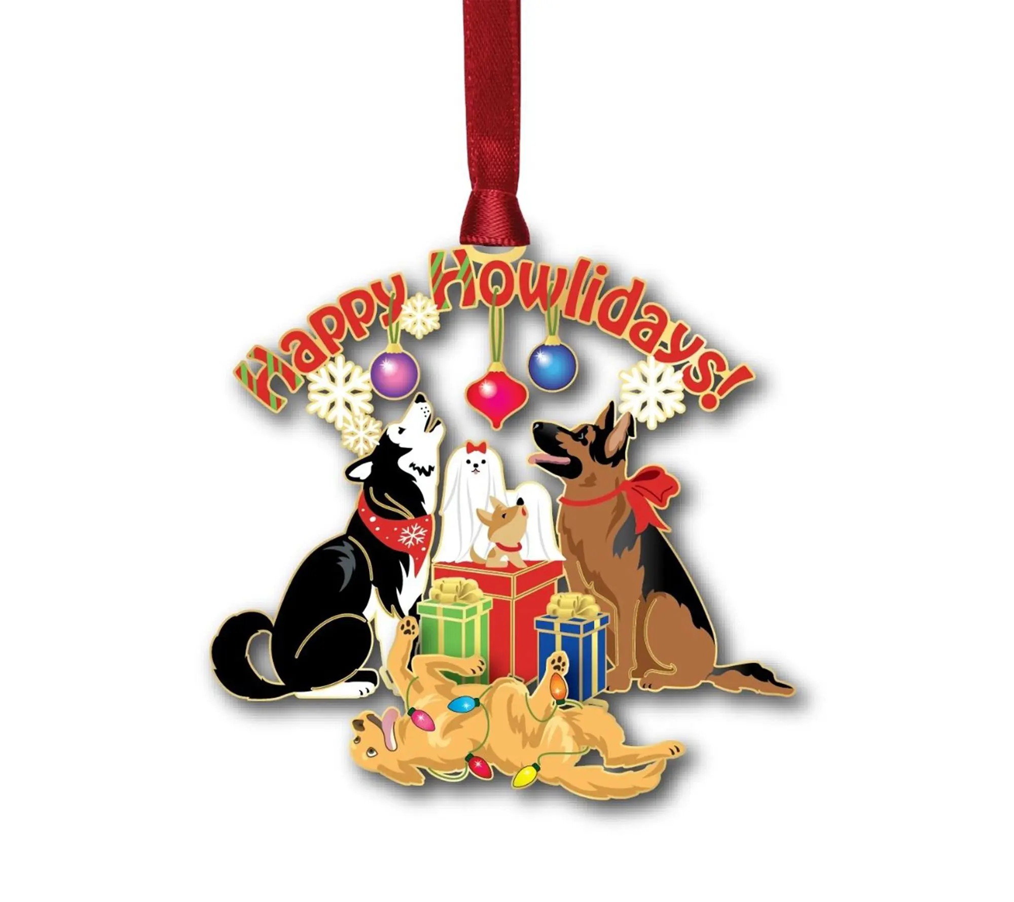 Beacon Designs Happy Howlidays Ornament