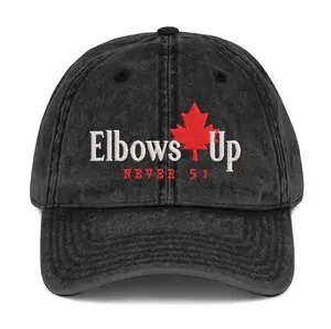 Elbows up Canada Cap, Maple Leaf Canada Hat, Strong and Free Canadian Classic Cap, Embroidered Canada Hat, Gift for Canadians
