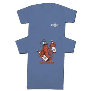 Crackin' A Cold One Crawfish Tee For Backyard Drinkers