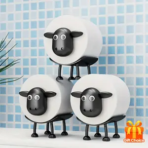 2026 Viral Funny Sheep Tissue Holder Cute 3D Printed Toilet Paper & Kitchen Roll Holder Quirky Home Decor Must-Have Household Essentials