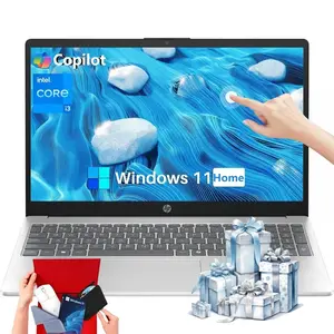 HP 15.6" Touchscreen Laptop | Up to 32GB RAM, 512GB SSD, Win 11 Home, 13th Gen i3, Copilot AI, Wi‑Fi 6, Bundle Accessory,Suit for Business&Student