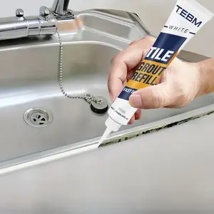 Universal Quick-Drying Tile Grout Sealant, Multifunctional Waterproof Grout Filler for Bathtubs, Sinks, Floors, Showers and Kitchens, Adhesive
