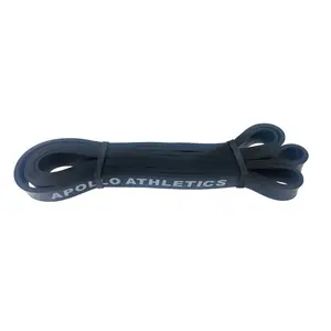 NEWZOME Black Pull Up Assist Band Heavy Duty Natural Latex Resistance Strap Durable Exercise Band for Body Stretching Powerlifting Strength Training Home Gym Fitness