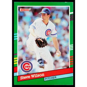 Steve Wilson 1991 Donruss #519 Chicago Cubs