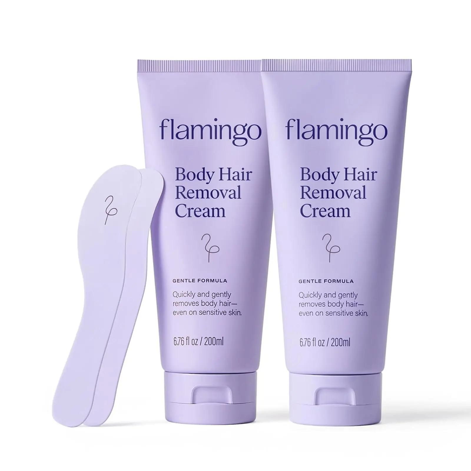 HOT 2026 !! Flamingo Women's Body Hair Removal Cream - (2 Pack) 6.76 fl oz - Removes Hair from Legs, Arms, Underarms, Stomach, and Bikini Line