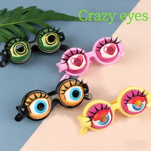 Crazy Eyes Fun and Quirky Glasses for Children Creative Prank Toy Ideal Easter Christmas Birthday Gift Novelty Funny Gadget Game Accessory Party Supplies