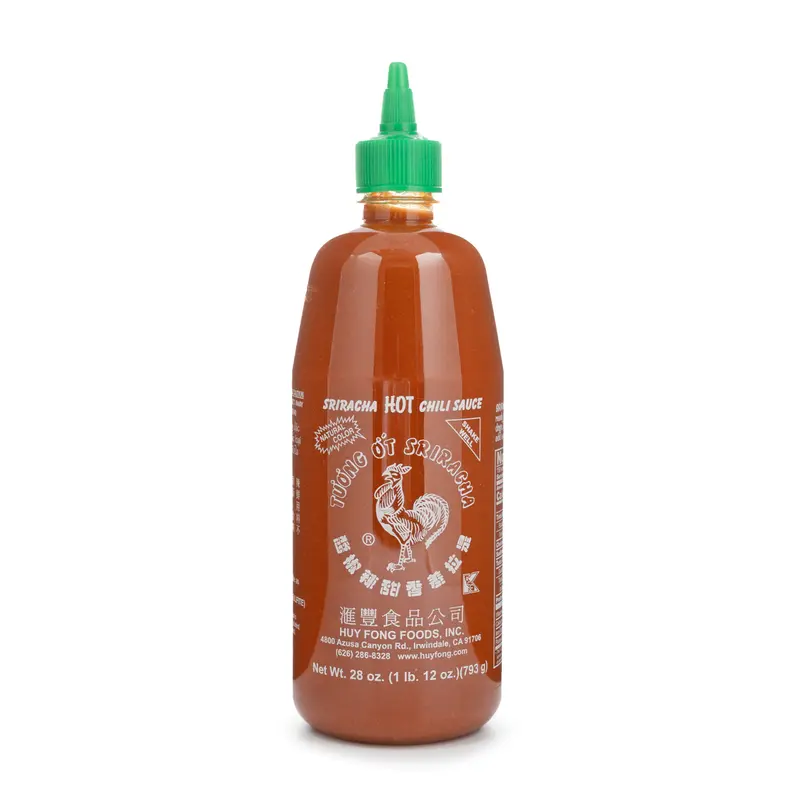 Huy Fong Sriracha Chili Hot Sauce, 28 oz Bottle