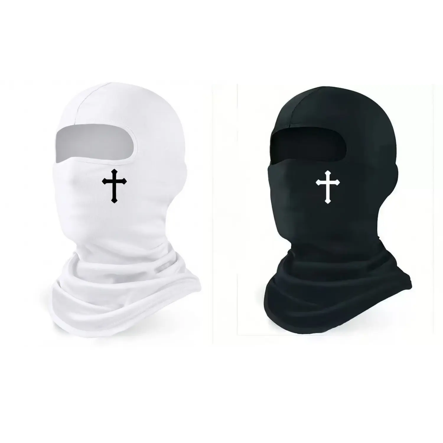 New Style Print Balaclava Cooling Neck Gaiter - All Seasons Sun Protector for Motorcycle Ski Travel Men Women
