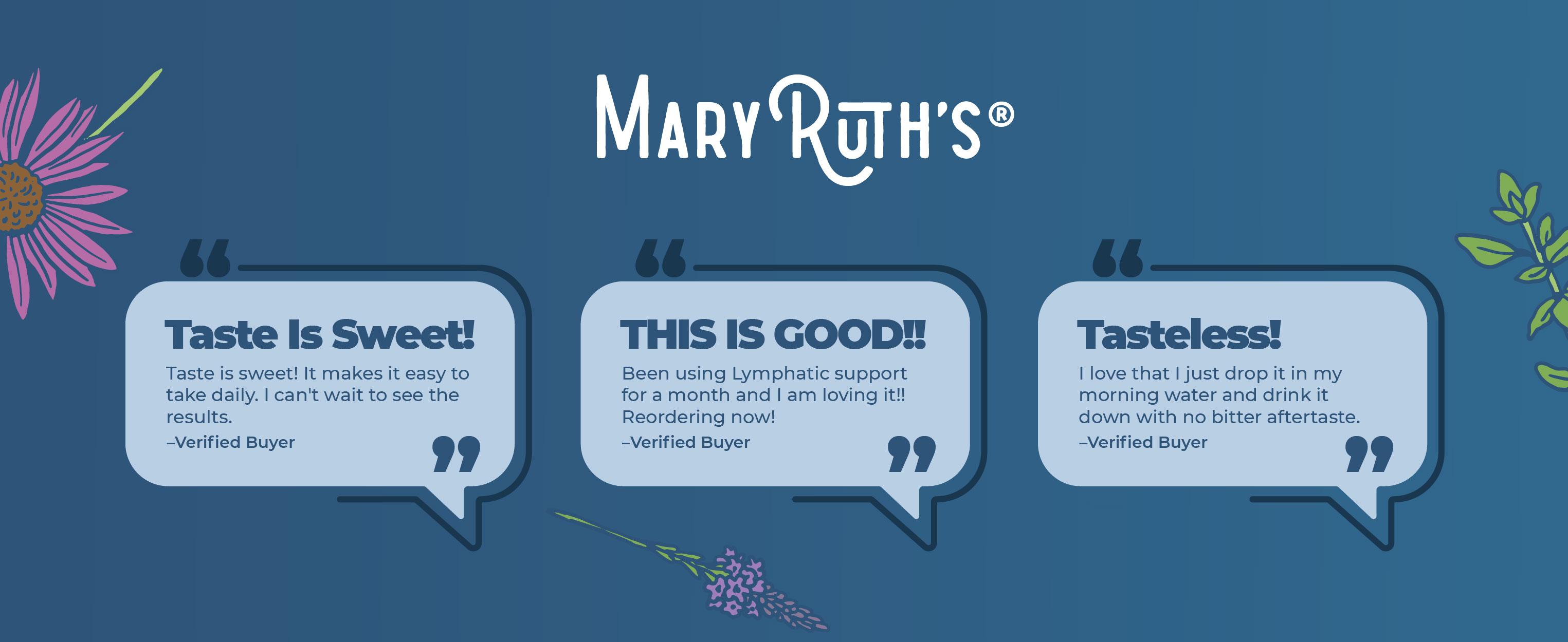 MaryRuth's Lymphatic Support Herbal Blend Liquid Drops - USDA Organic - Echinacea & Elderberry - Blue Vervain - Vegan - 30 Servings