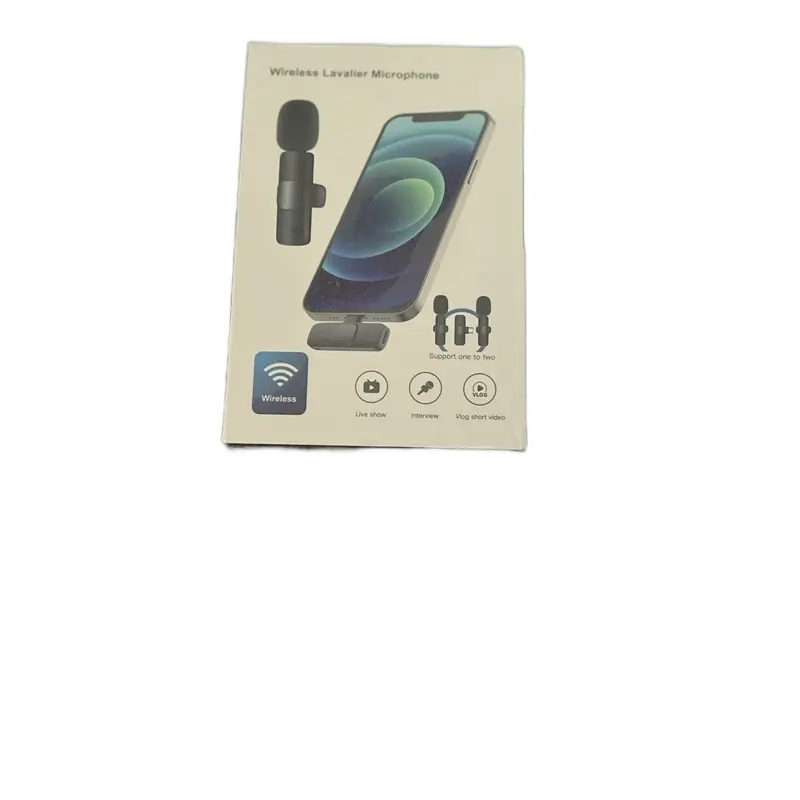 Wireless Lavalier Microphone - Compatible with Wireless Audio Devices, Compact Design, Ideal for Voice Recording