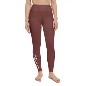 AGAD Essential High-Waisted Leggings (Auburn)