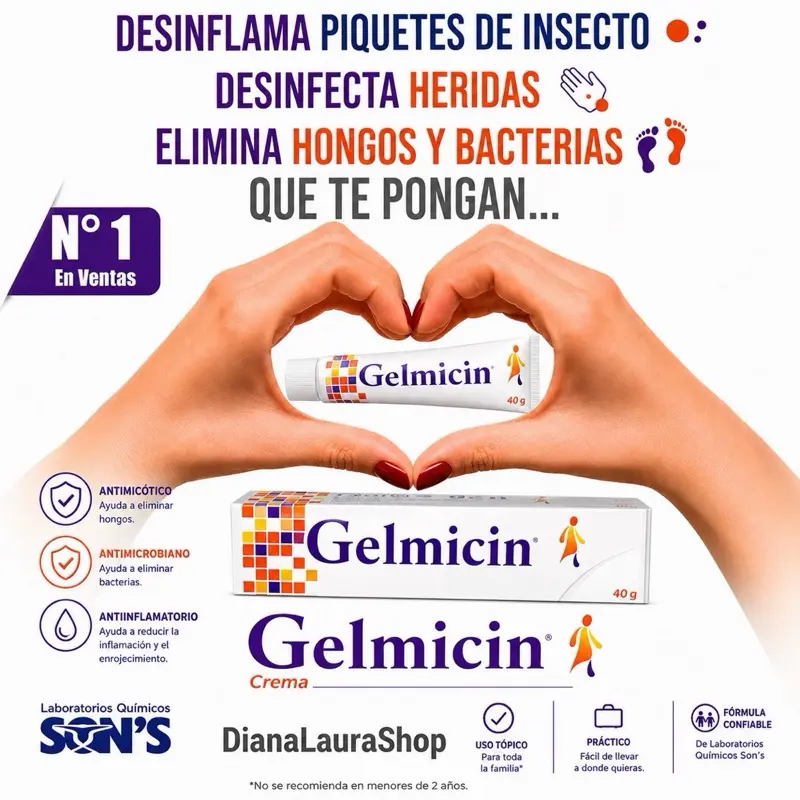 Gelmicin 4 piezas