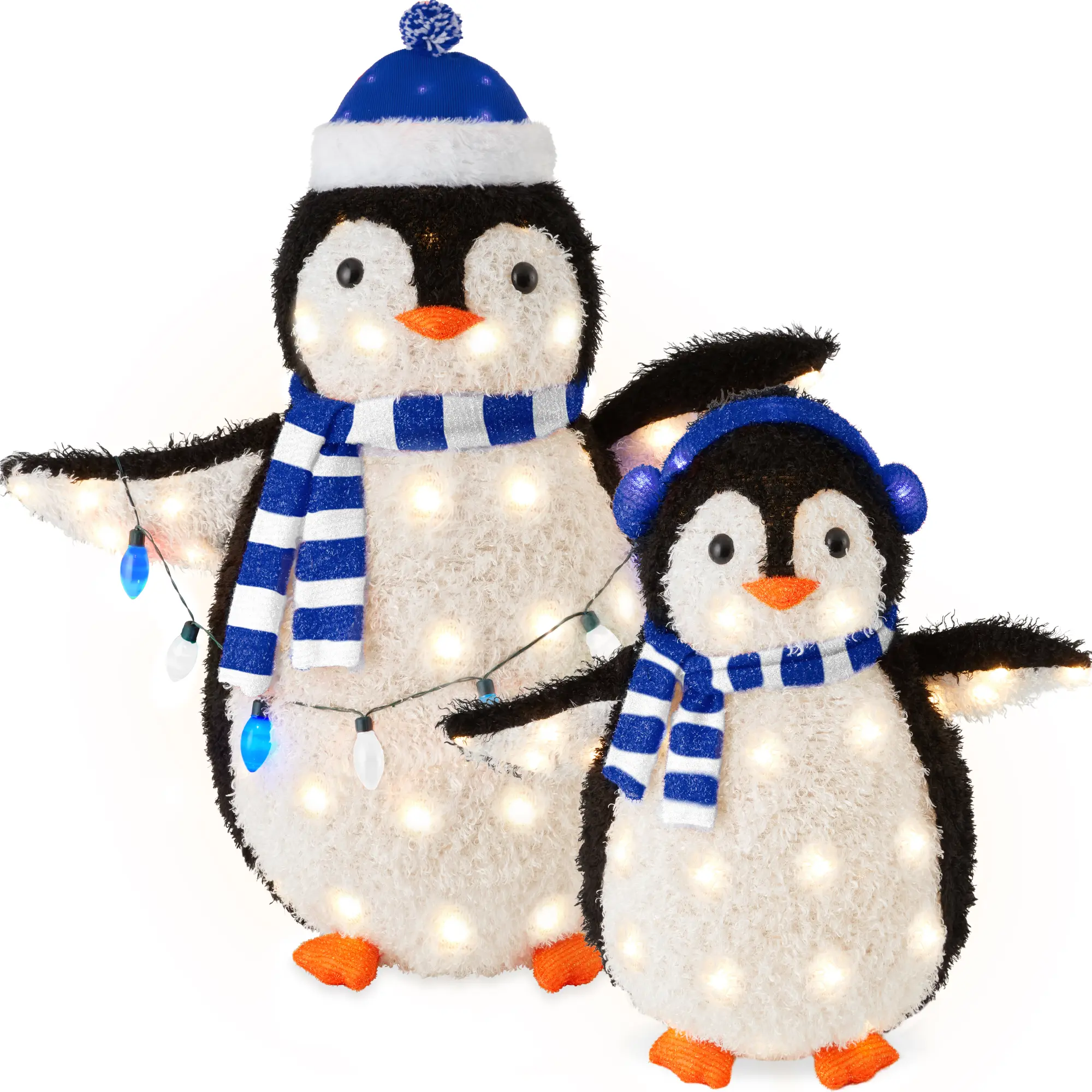 Best Choice Products 2-Piece Lighted 3ft Pop-Up Penguin Family Outdoor Christmas Decoration w/ 150 LED Lights Best Choice Products 2-Piece Lighted 3ft Pop-Up Penguin Family Outdoor Christmas Decoration w/ 150 LED Lights
