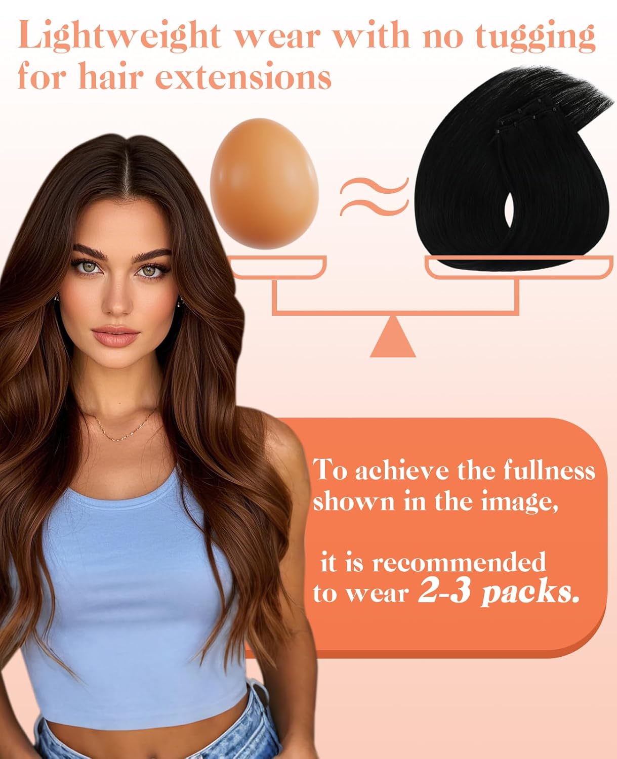 Sunny Hair Beaded Weft Human Hair Extensions Black Micro Weft Hair Extensions Human Hair Straight Hair Extensions Beaded in Human Hair Sew in Extensions for Women Real Hair