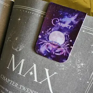 Cancer zodiac horoscope magnet bookmark