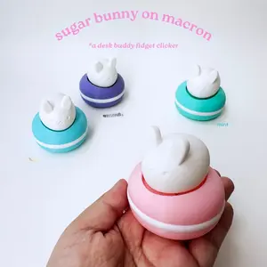 Sugar Bunny on Macaron Fidget Clicker