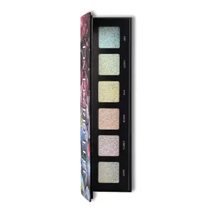 Mei Pang x Blend Bunny Efflorescence - Eye And Face Palette - 6 Shimmer Shades + Magnetic Pans