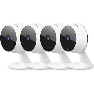 LaView Indoor Security Camera 4-Pack — 1080P WiFi, Two-Way Audio & Night Vision