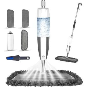 Spray Mop for Floor Cleaning - Microfiber Wet Floor Mop with 3 Washable Pads and Refillable Bottle, Flat Mop with Sprayer for Kitchen  Hardwood Laminate Tile Floors Dust Cleaning