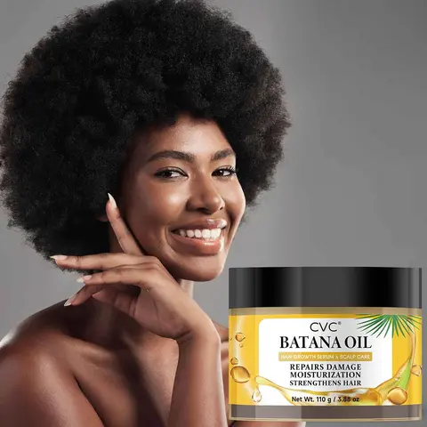 Batana Oil Haircare Scalp Moisturizer & Serum - Rosemary-Infused Honduras-Sourced Vitamins Formula, Hydrating Moisture for Dry Damaged Strands, Hair Growth Products, Antioxidant Repair, 110g/3.88 oz, Black Friday Deals, Christmas Gift