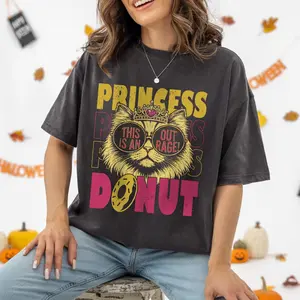Princess Donut Shirt, This Is An Outrage Sweatshirt, Dungeon Crawler Carl Fan Shirt, Goddammit Donut, New Achievement Tee 260224 1 46077 23