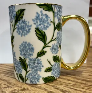 Hydrangea Porcelain Mug