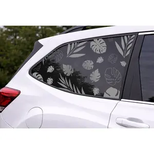 Monstera Tropical Window Decal — Full-Window Leaf Car Sticker | Oracal 651