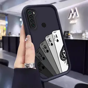 Playing Cards phone Xiaomi Redmi NOTE8 Case is suitable For Redmi NOTE8 with TPU Shock proof design perfect for popular