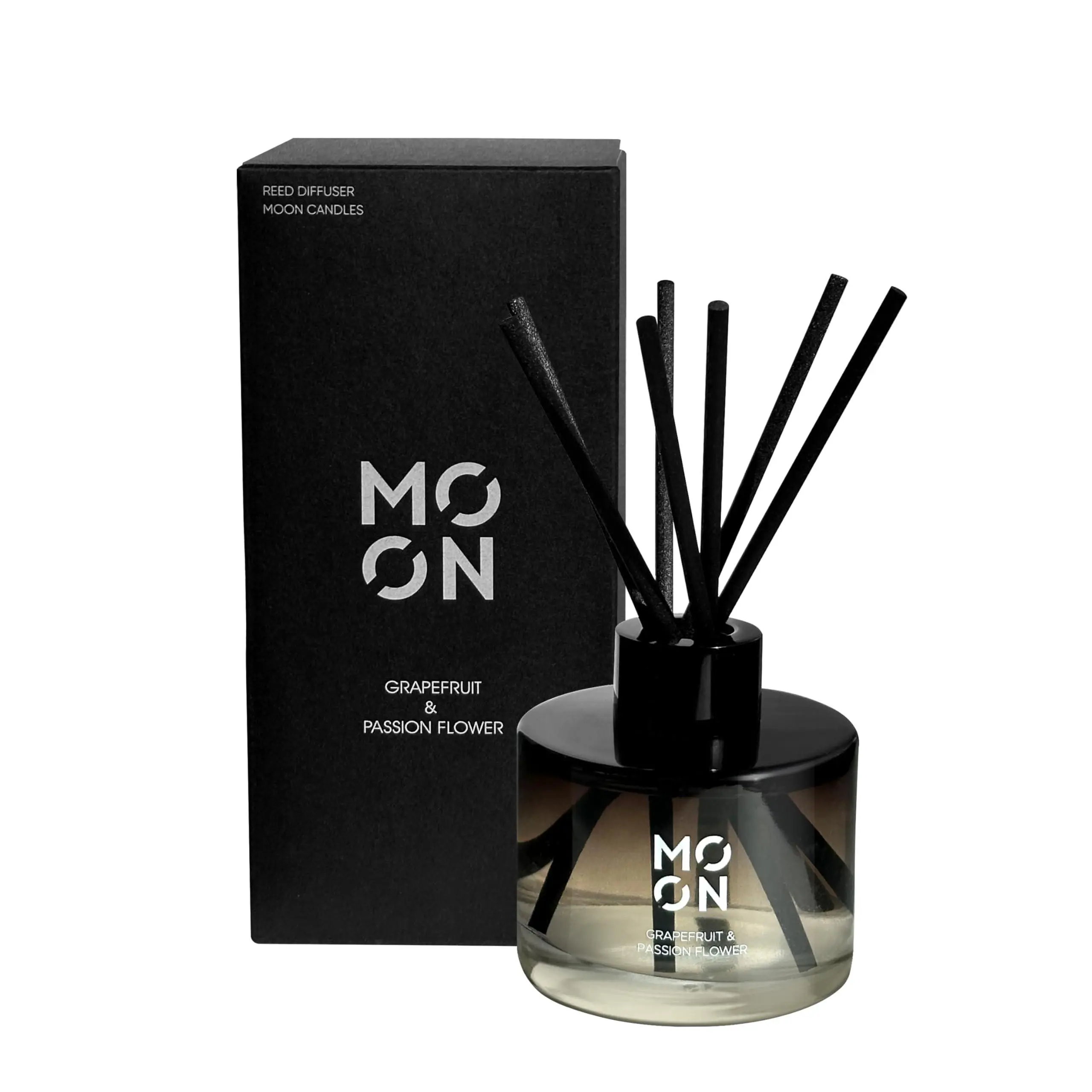 Moon Candles Reed Diffuser Set with Scented Sticks