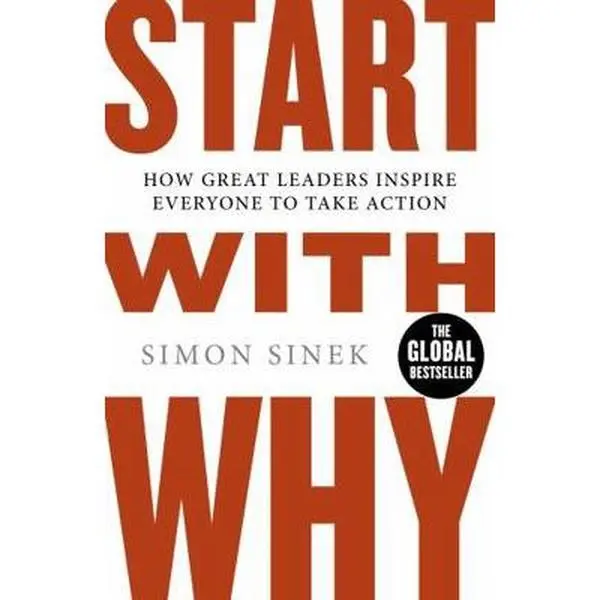 USED Book - Start With Why: The Inspiring Million-Copy Bestseller That Will Help You Find Your Purpose by Simon Sinek (Paperback) - english