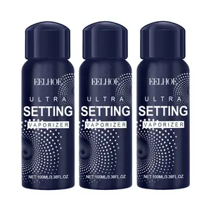 3-in-1 Matte Makeup Kit: Black Magnet Soft Focus Powder, Liquid & Setting Spray • Live-Up 24H Wear, Sweatproof & Oil Control • Poreless Finish