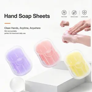 Travel Paper Soap Sheets 3 Boxes/Set(about 150 counts) | Disposable Hand Washing Soap Sheets | Mini Pocket Foaming Soap Sheets for Travel Outdoor Camping & School | Aesthetic Hygiene Cleaning Essentials | TikTok Travel Essentials Must Haves