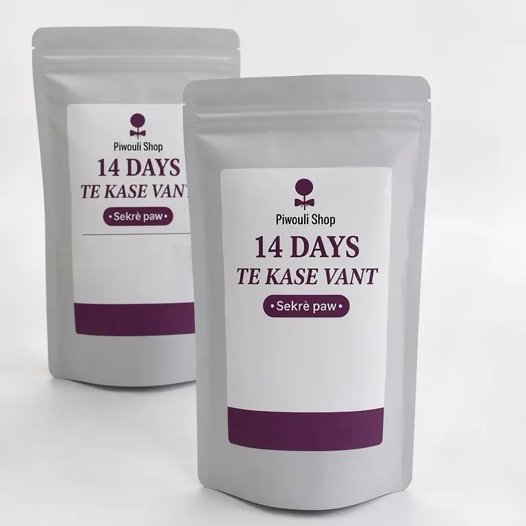 Piwoulishop te Kase Vant Natural Herbal Tea Blend, Caffeine-Free 14-Herb Vegan-Friendly Beverage with Teabags