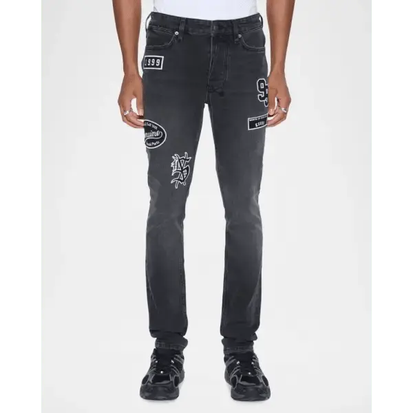 Ksubi van winkle roadhouse blk patch
