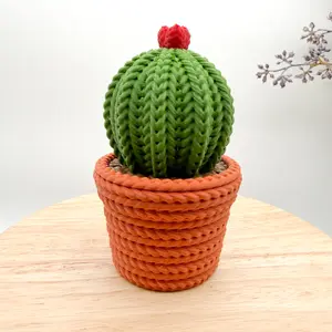Knit Cactus 3D Printed Collectible
